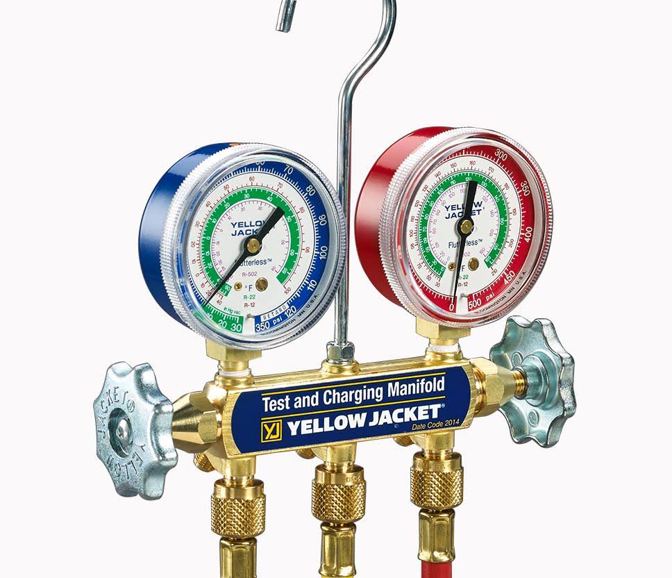 Manifold with 2-1/2x22 Gauges C34316