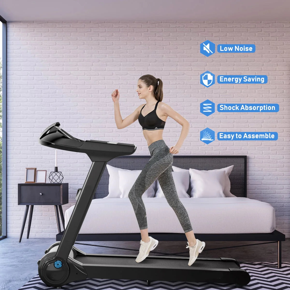 2.25 Hp Electric Folding Treadmill H171