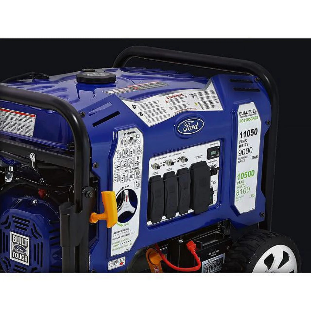 11050W Dual Fuel Portable Electric Start Generator V82914