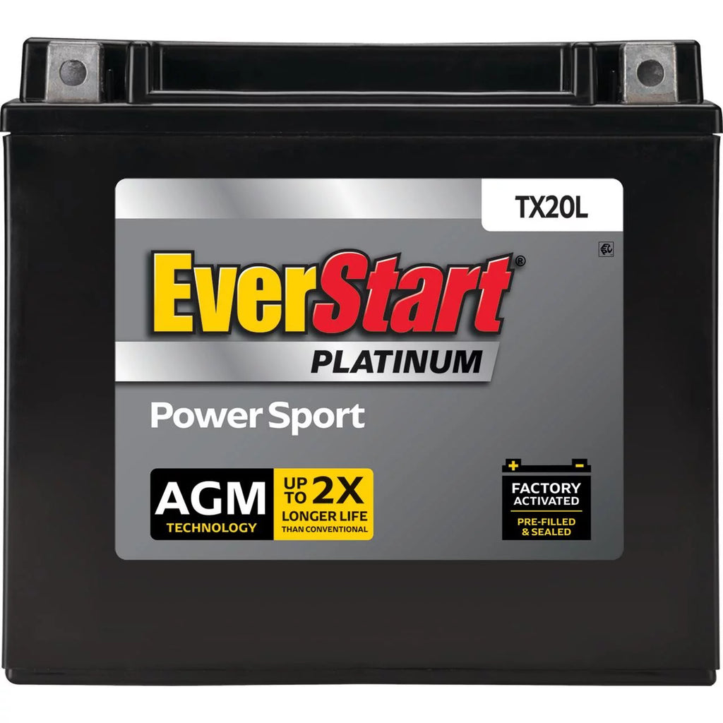 AGM Power Sport Battery Group Size TX20L 12 Volt 310 CCA D4043
