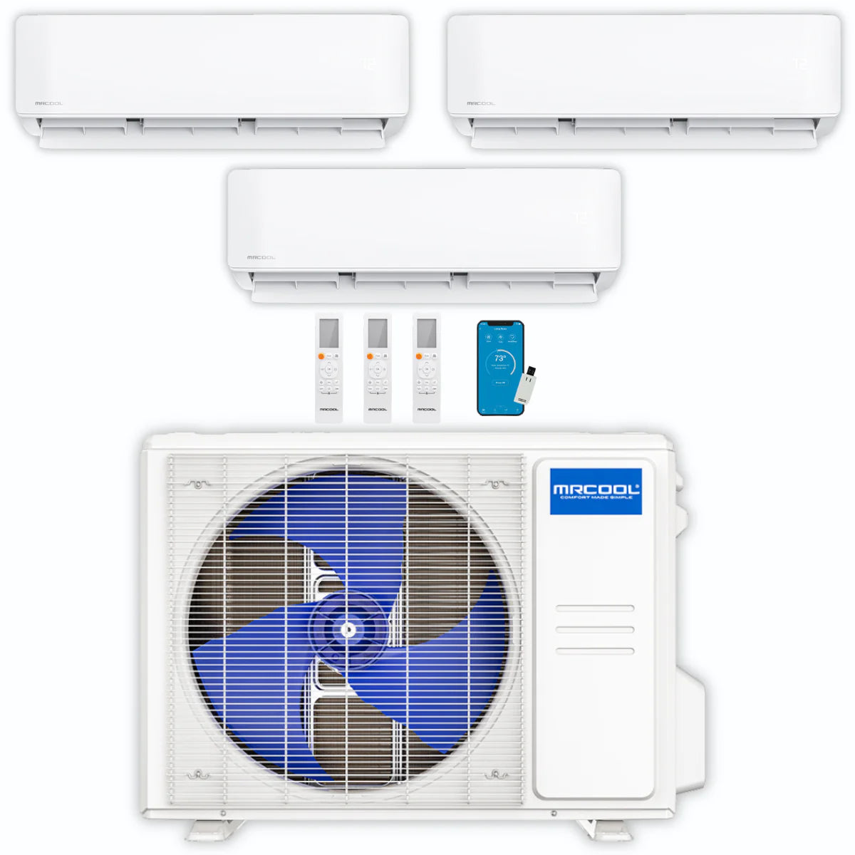 33,000 BTU 3 Zone Ductless Air Conditioner and Heat Pump R907336