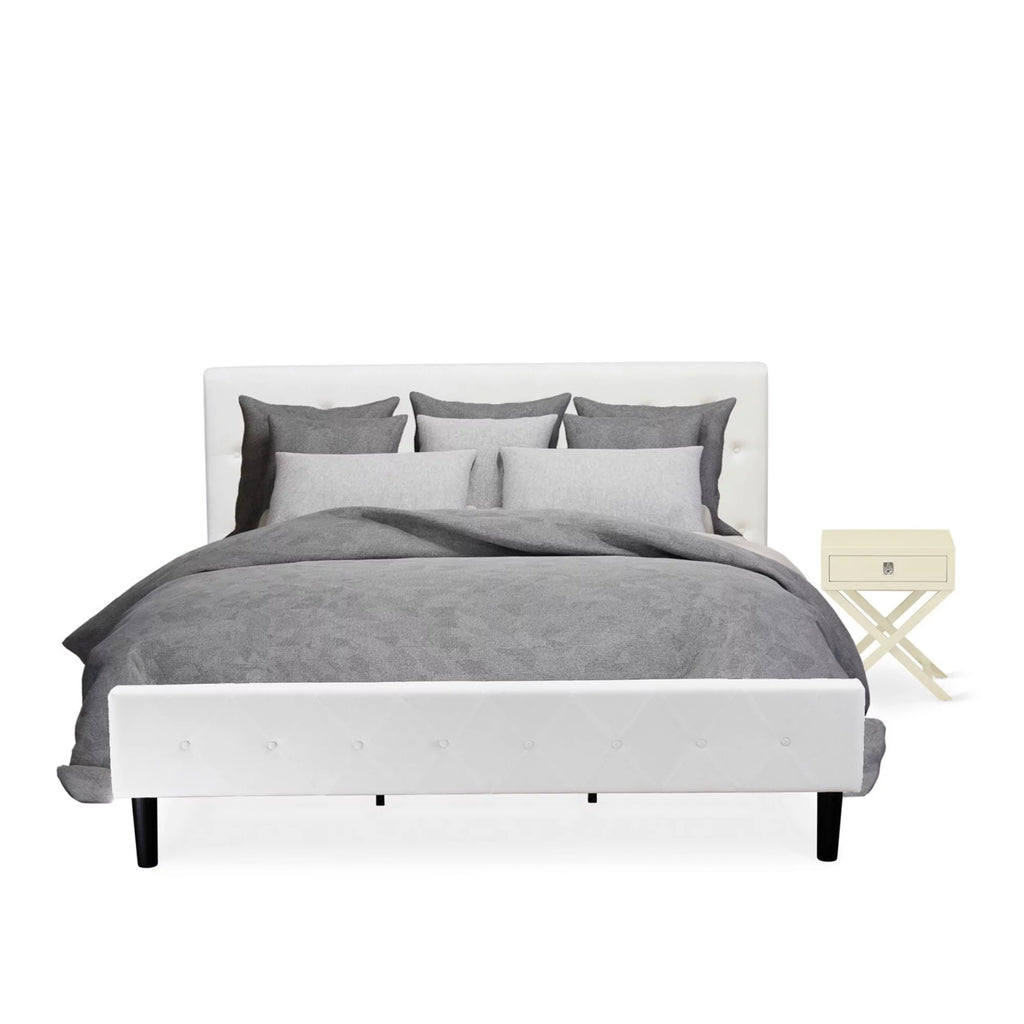 2 Pieces Wood King Bedroom Set L4270