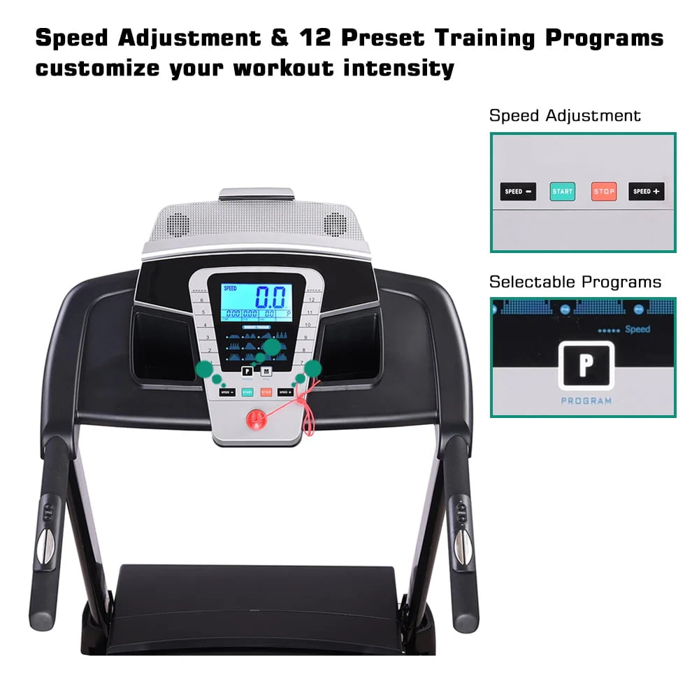 Folding Treadmill with LCD Display G8616
