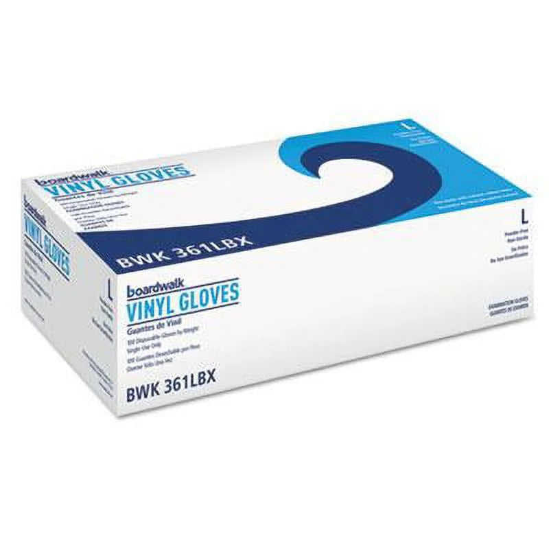 Clear Large Vinyl Exam Gloves Y1022