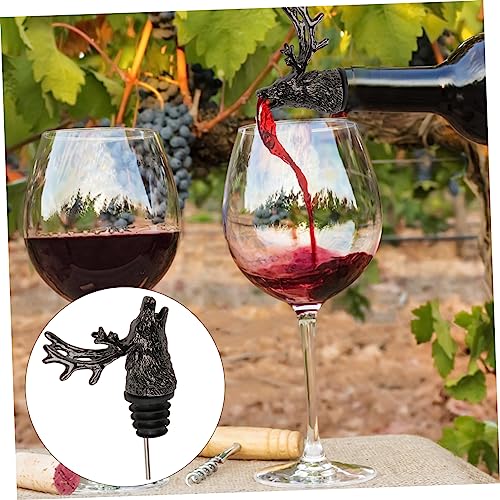 Deer Head Bottle Stopper Reusable Pourer G660