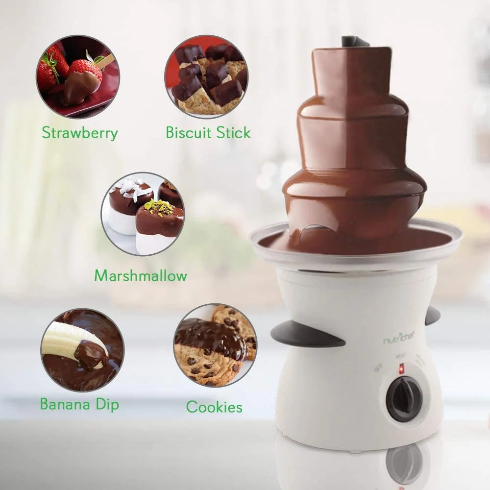 16oz 3 Tier Electric Fondue Maker C7250