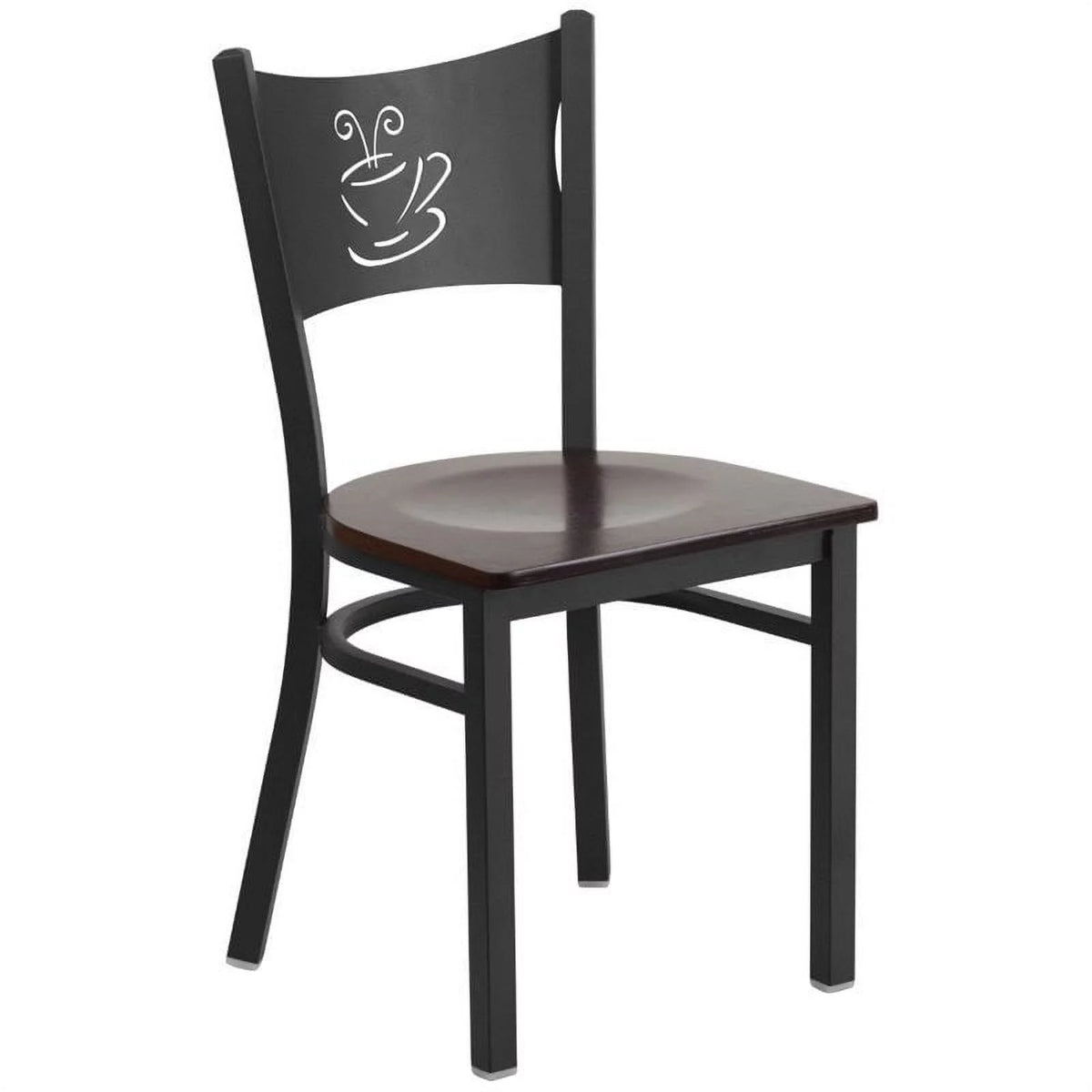 Black and Walnut Dining Chair H8872