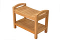 Teak Wood Shower Seat 24" Outdoor Bench K145