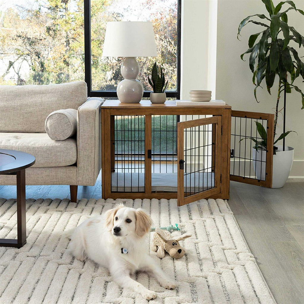 Furniture-Style Dog Crate with Double Doors H783302