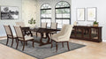 Rectangular Trestle Dining Set F499