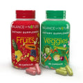 90 Fruit and 90 Veggie Capsules Supplement Set T890054