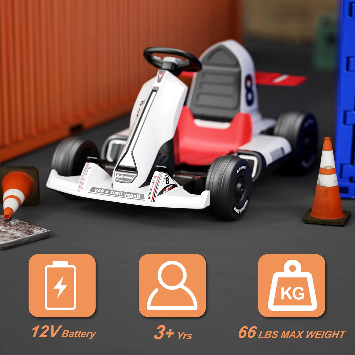 12V Battery Powered Electric Go Kart Ride on Car N330222