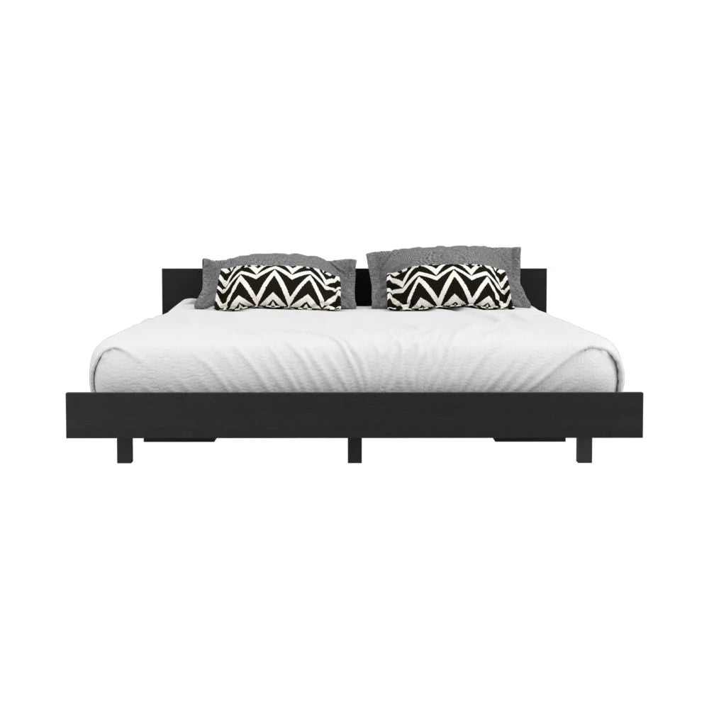 Smokey Oak Twin Size Bed S91402