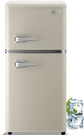 3.5 cu.ft Two Door Compact Refrigerator with Freezer, Red A119724