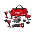 18V Lithium-Ion Brushless Cordless Combo Kit (5-Tool) with Two 5.0 Ah Batteries Z5595