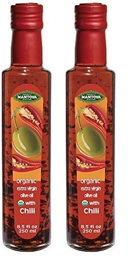 Organic Flavored Extra Virgin Olive Oil Variety Pack, 8.5 oz Pack of 4 J58627