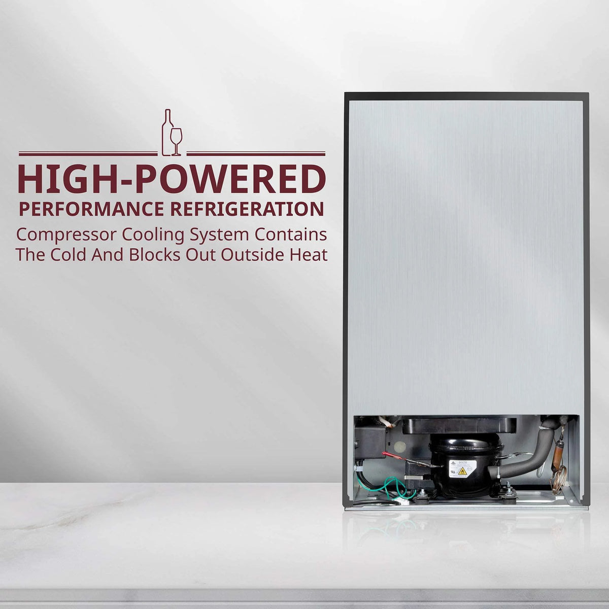 Dual Freestanding 33 Bottle Wine Cooler H237151