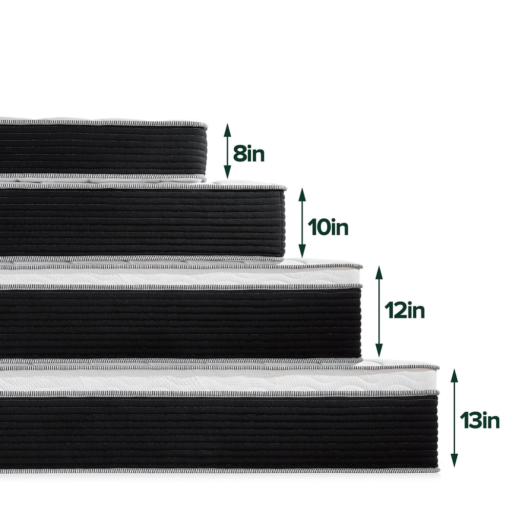 10 Classic Pocket Spring Hybrid Queen Mattress L809