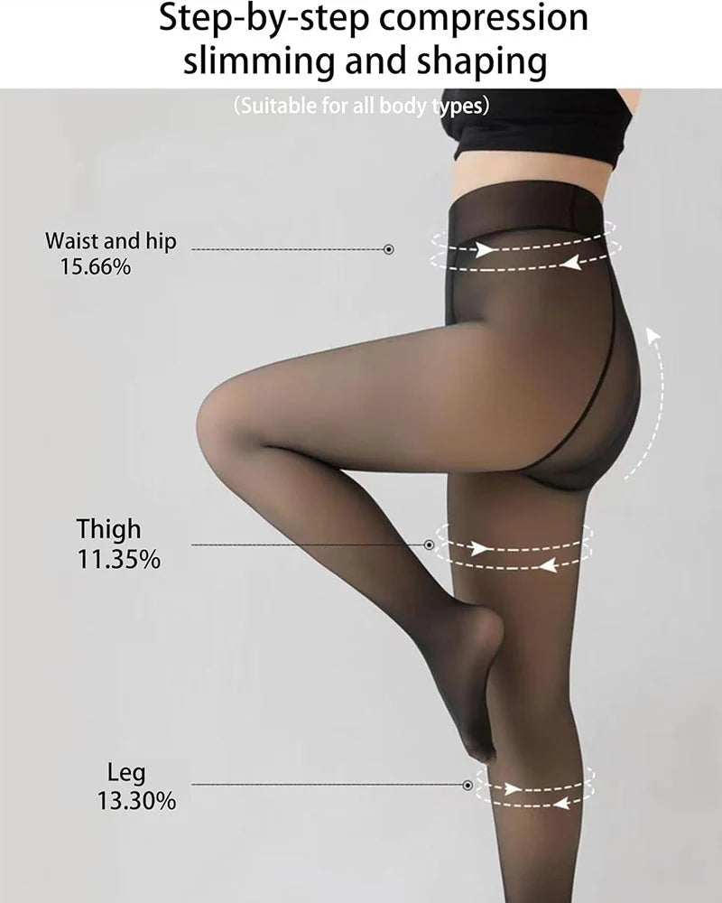 Fleece Lined Tights C8566