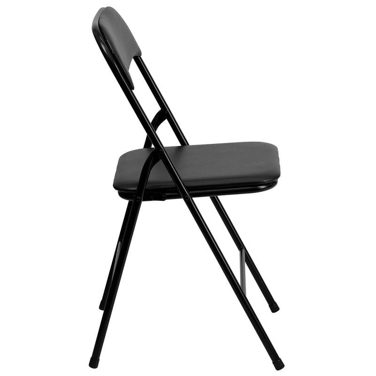 5 Piece Folding Dining Table and Chair Set in Black A73024