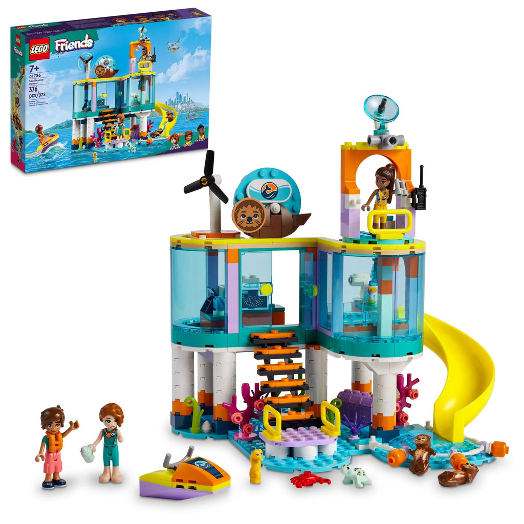 Sea Rescue Center Building Toy with 3 Mini-Dolls T724369