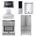 30 Gas Range with Airfryer, Range Hood, 36 Refrigerator, Dishwasher, Microwave Drawer, Wine Cooler Z504