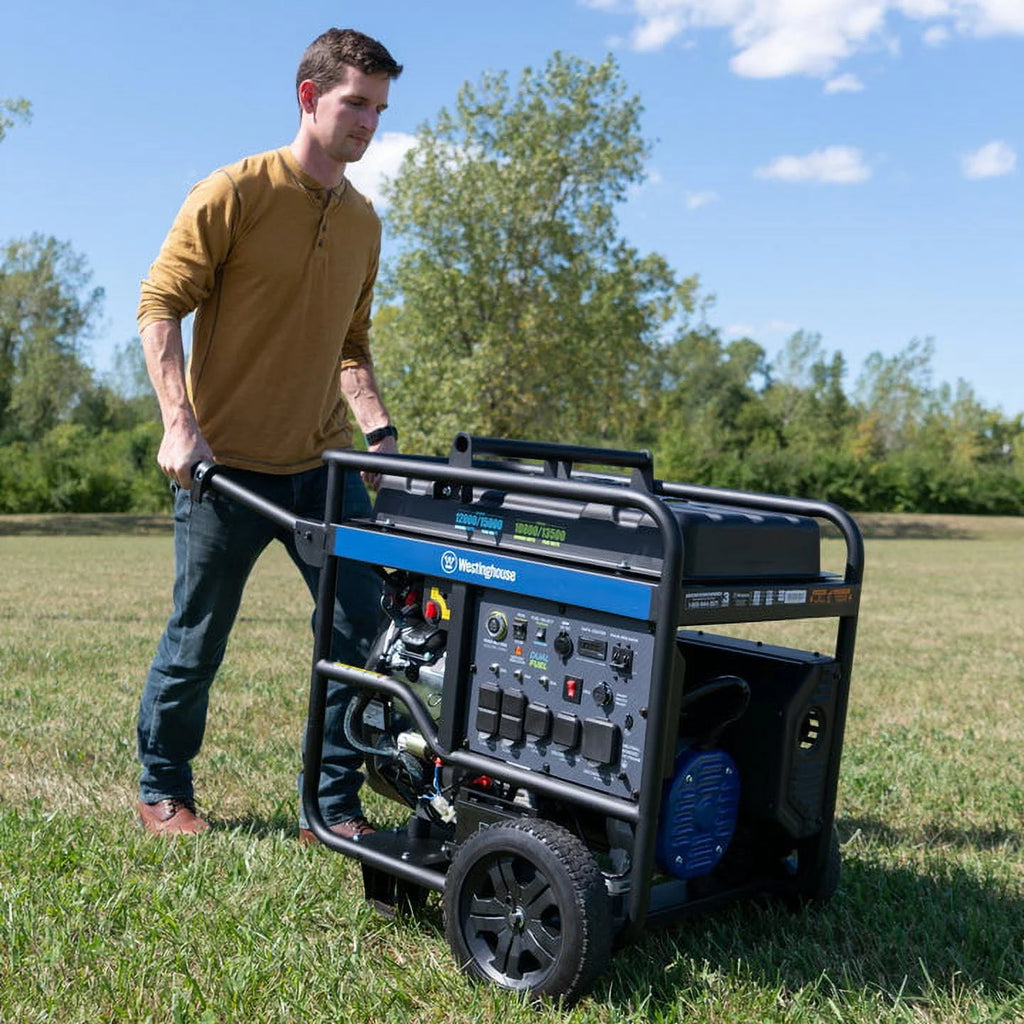 15,000 Peak Watt Dual Fuel Portable Generator C83627