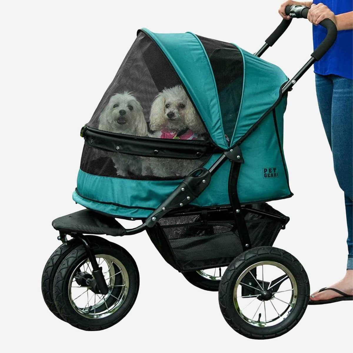 Double No-Zip Pet Stroller C4201