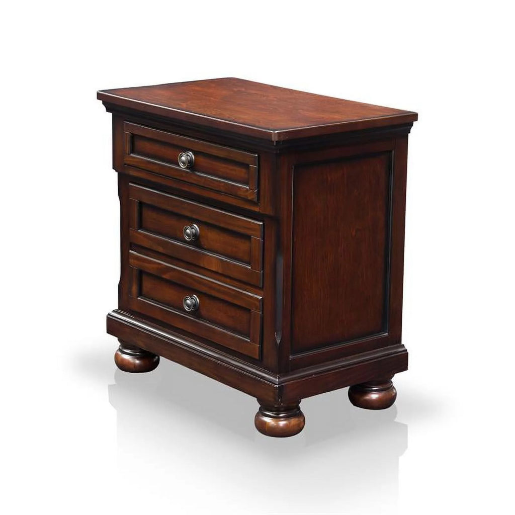 Dark Cherry Solid Wood Bedroom Set S17255