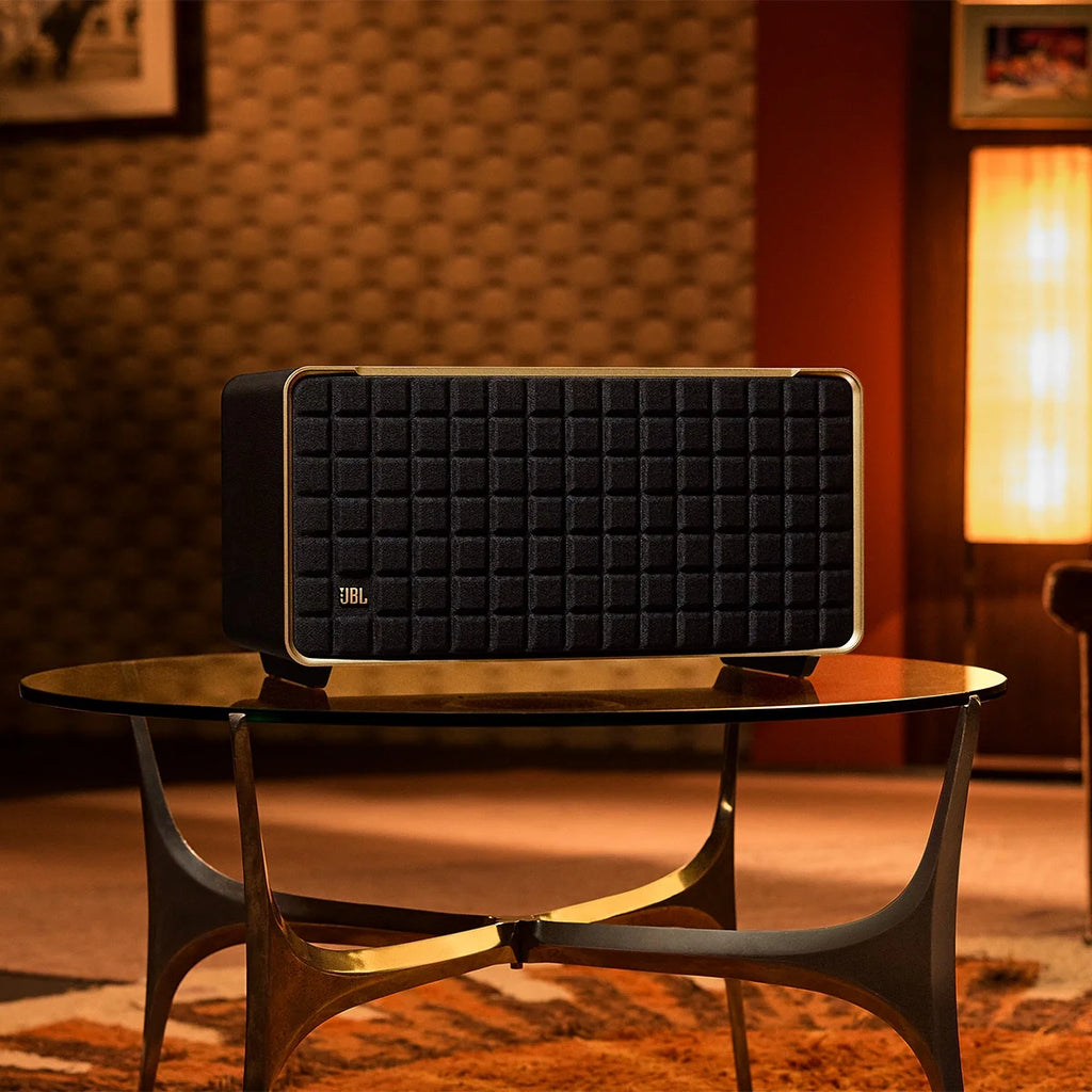 Black Gold Wireless Bluetooth Speaker with Dolby Atmos Y122