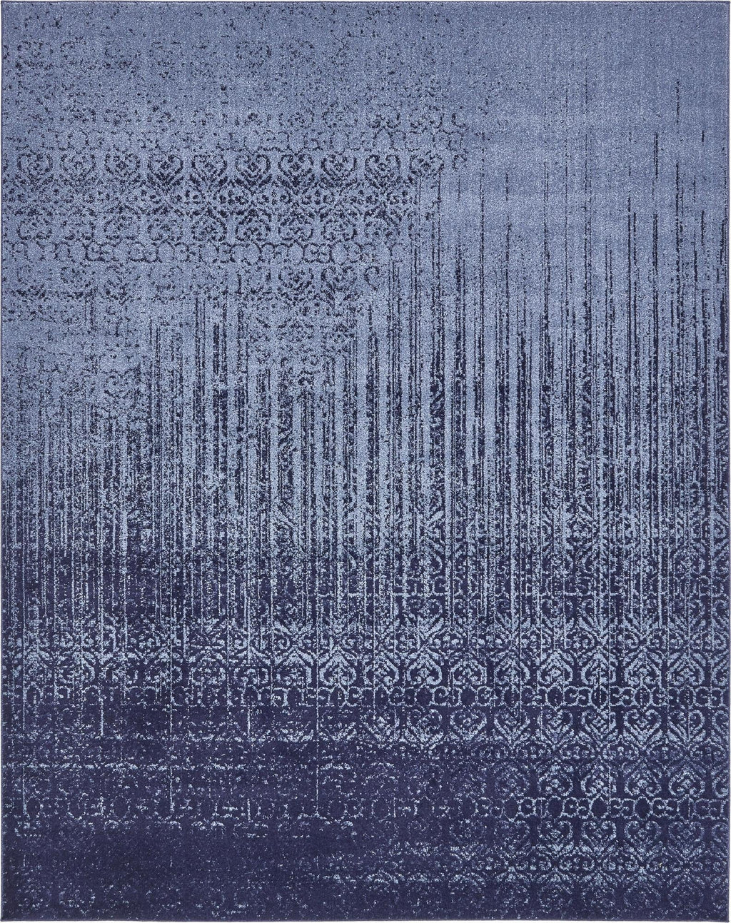 Blue 8' x 10' Medium Rug D821