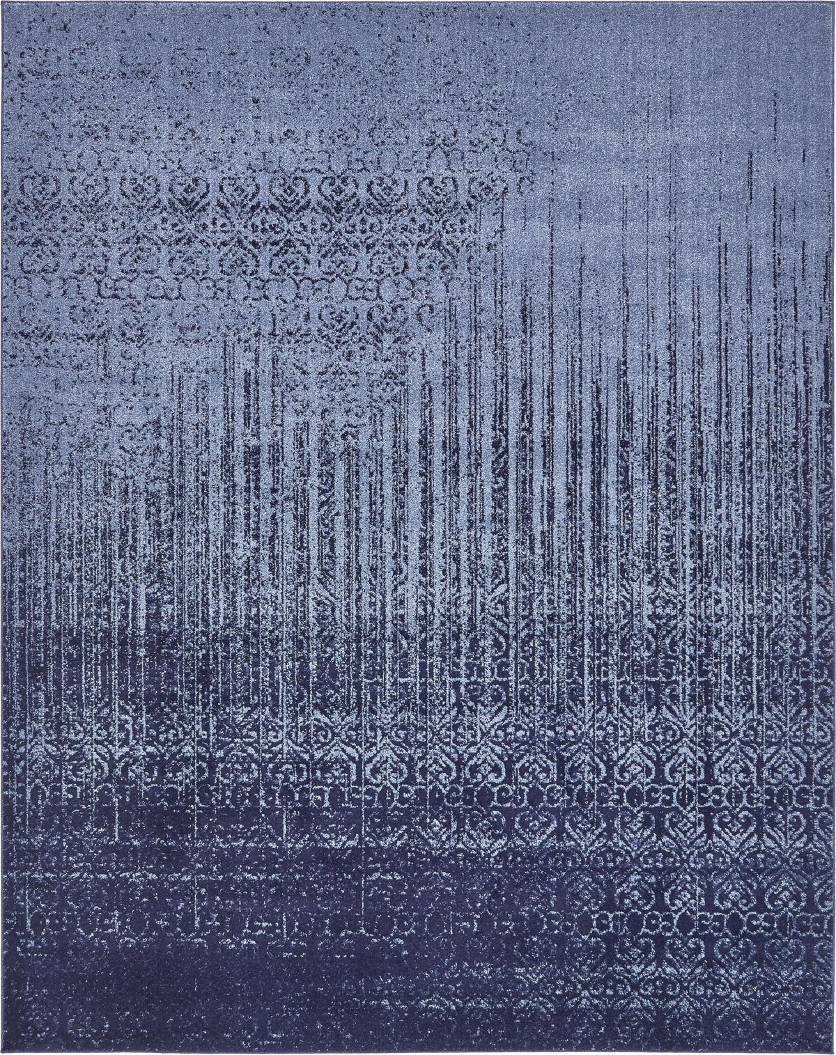 Blue 8' x 10' Medium Rug D821