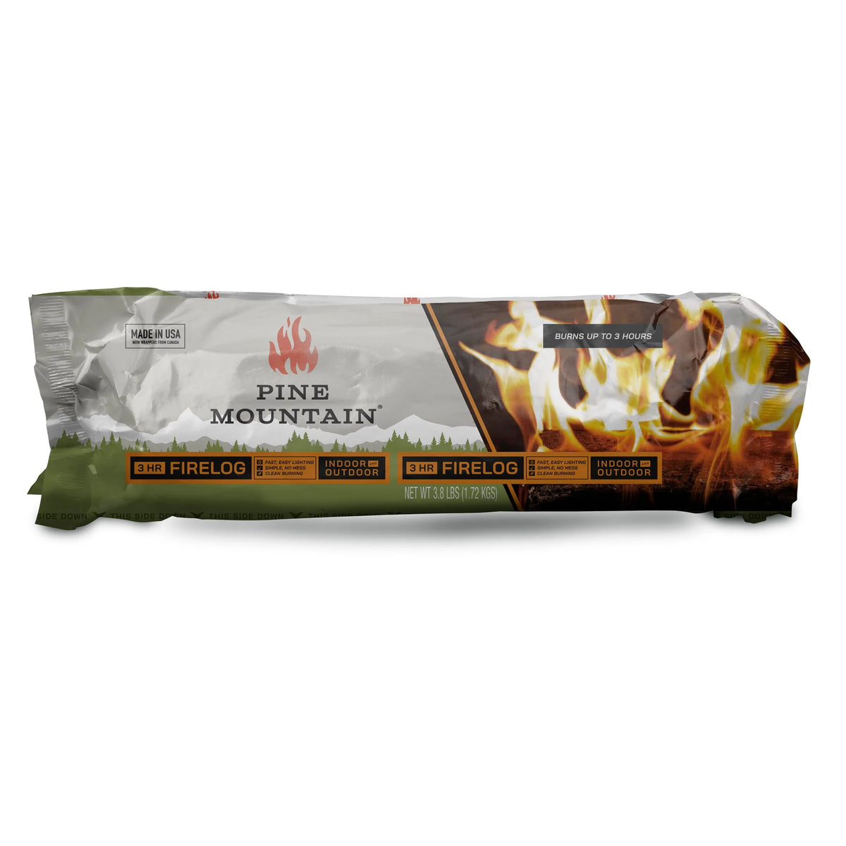 Long Burning Fire Log 6 Pack L473