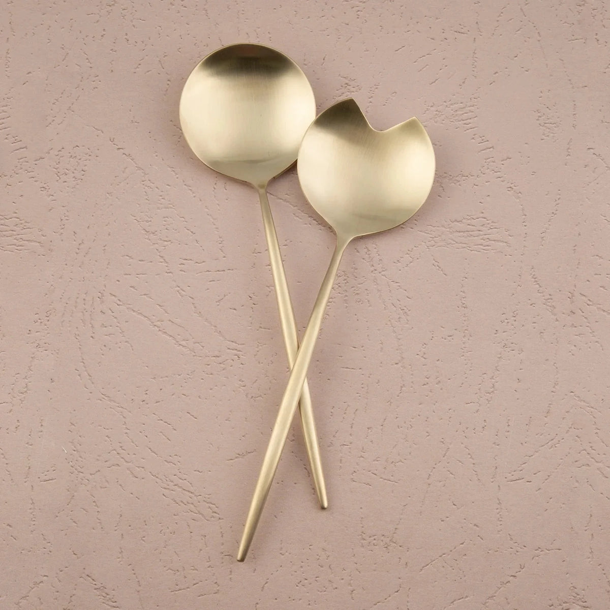Champagne Satin 2-Piece Hostess Set R36920
