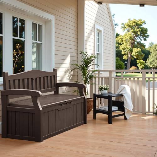 80 Gallon Black Storage Bench G594832