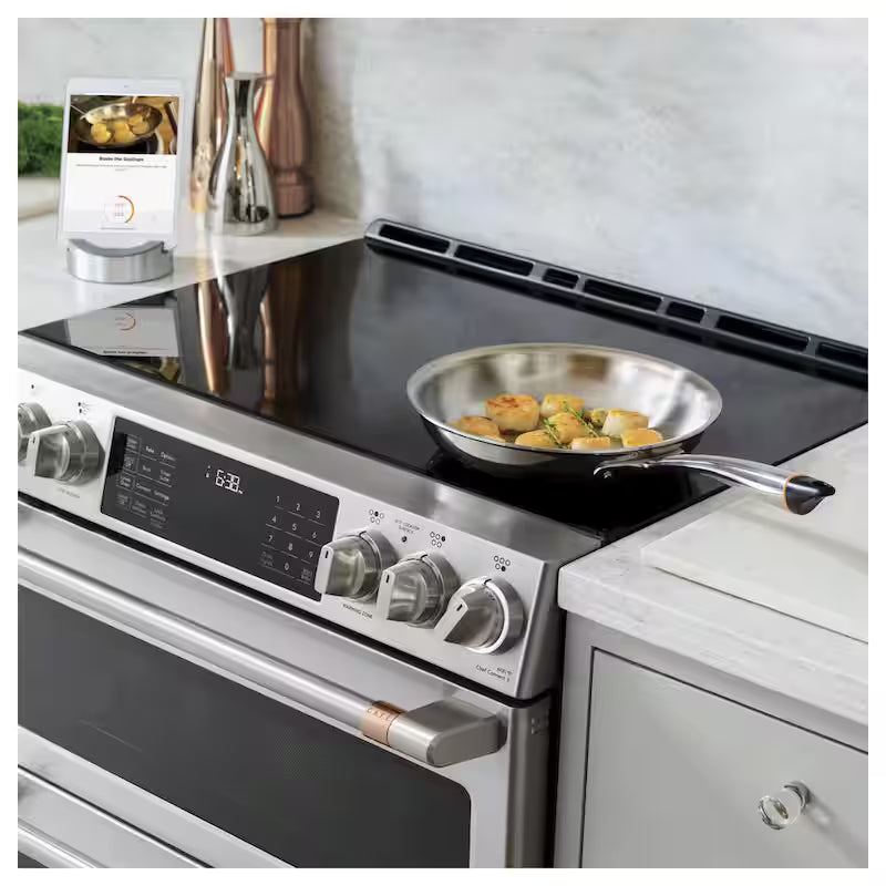 30 in. 5.7 cu. ft. Slide-In Induction Range with Convection L376