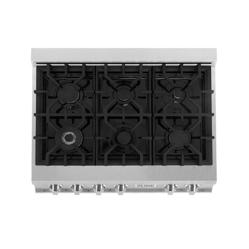 6 Burner Porcelain Gas Cooktop Q322