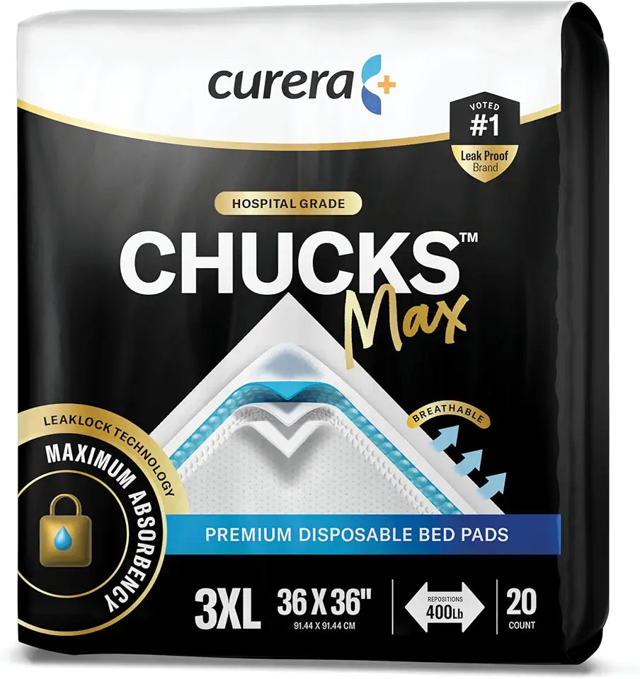Adult Disposable Bed Pads 3XL 20 Pads Y5463