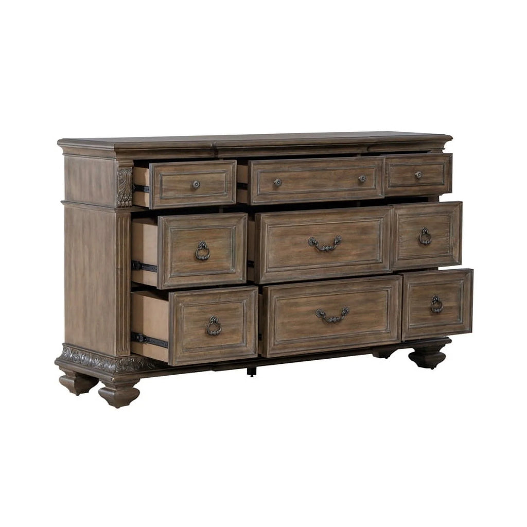 9 Drawer Chestnut Dresser A8394