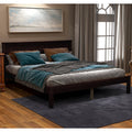 Full Wood Platform Bed Frame with Headboard G444419