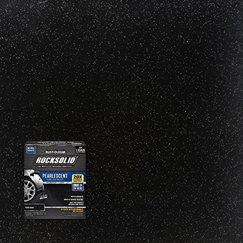 1 Car Garage Floor Coating Kit Pearl Black D684