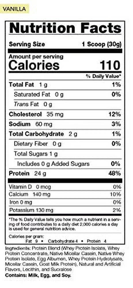 Soft Serve Vanilla Protein Powder 2 Lb M16626