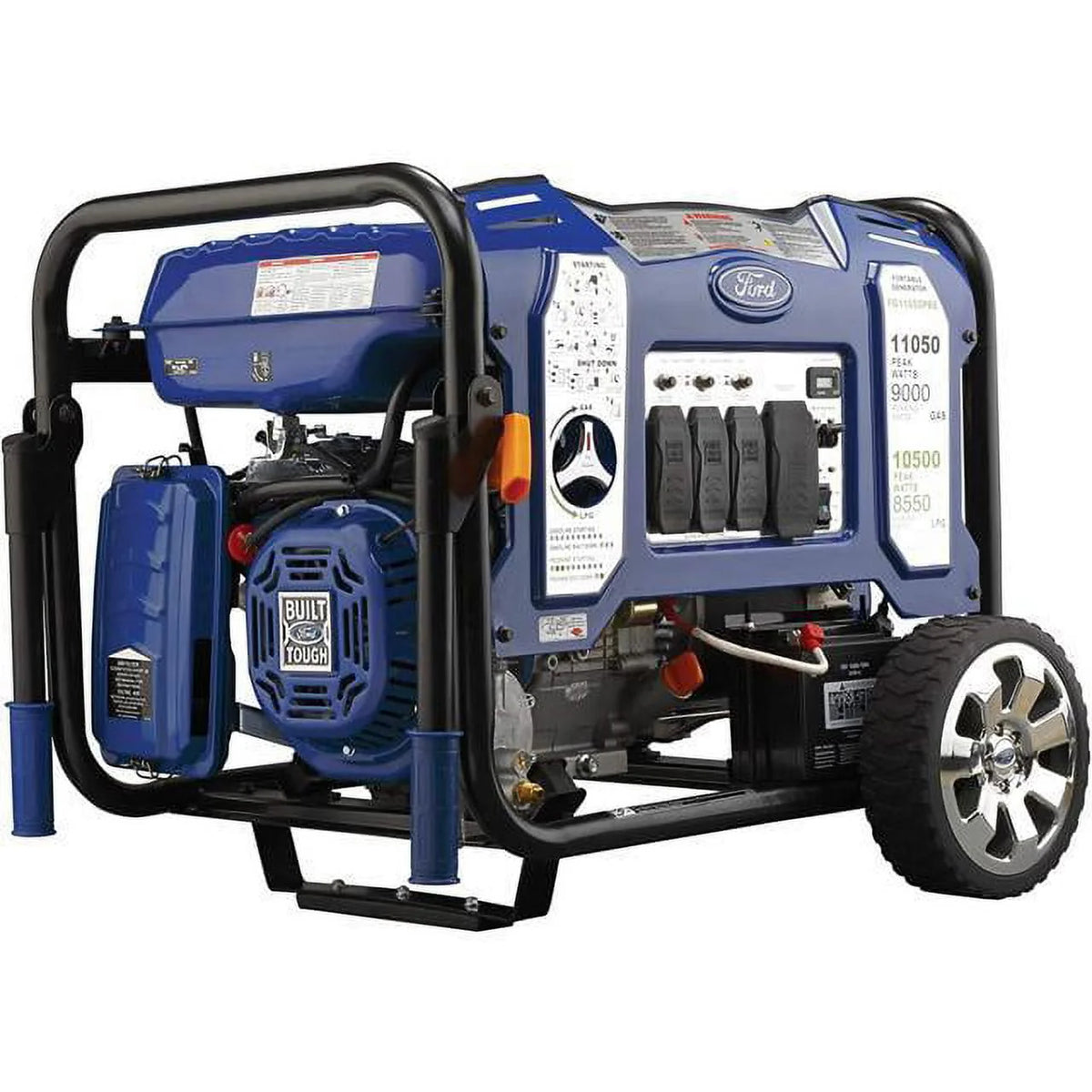 11050W Dual Fuel Portable Electric Start Generator V82914