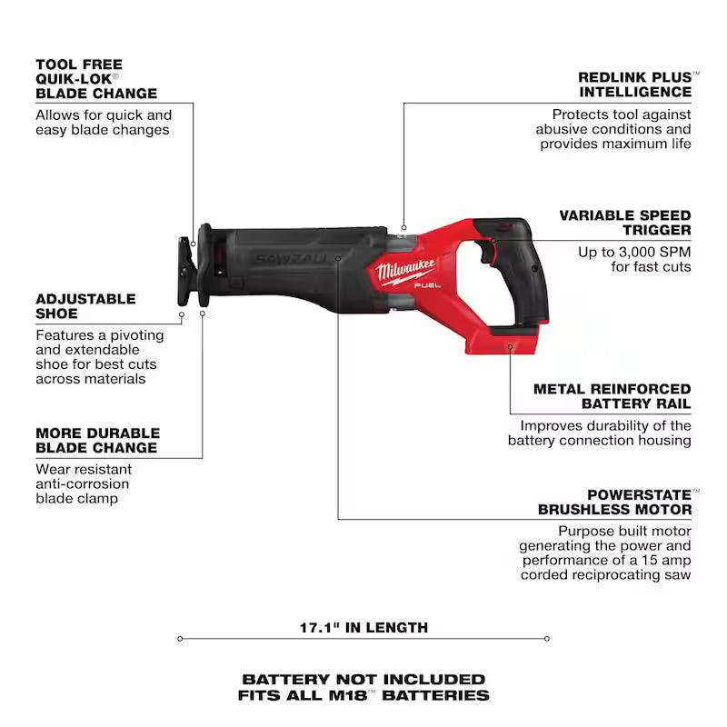 18V Lithium-Ion Brushless Cordless Combo Kit (5-Tool) with Two 5.0 Ah Batteries Z5595
