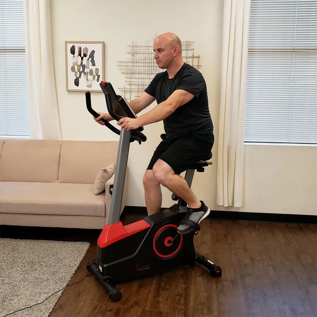 Stationary Upright Bike with Electro-Magnetic Resistance M16574